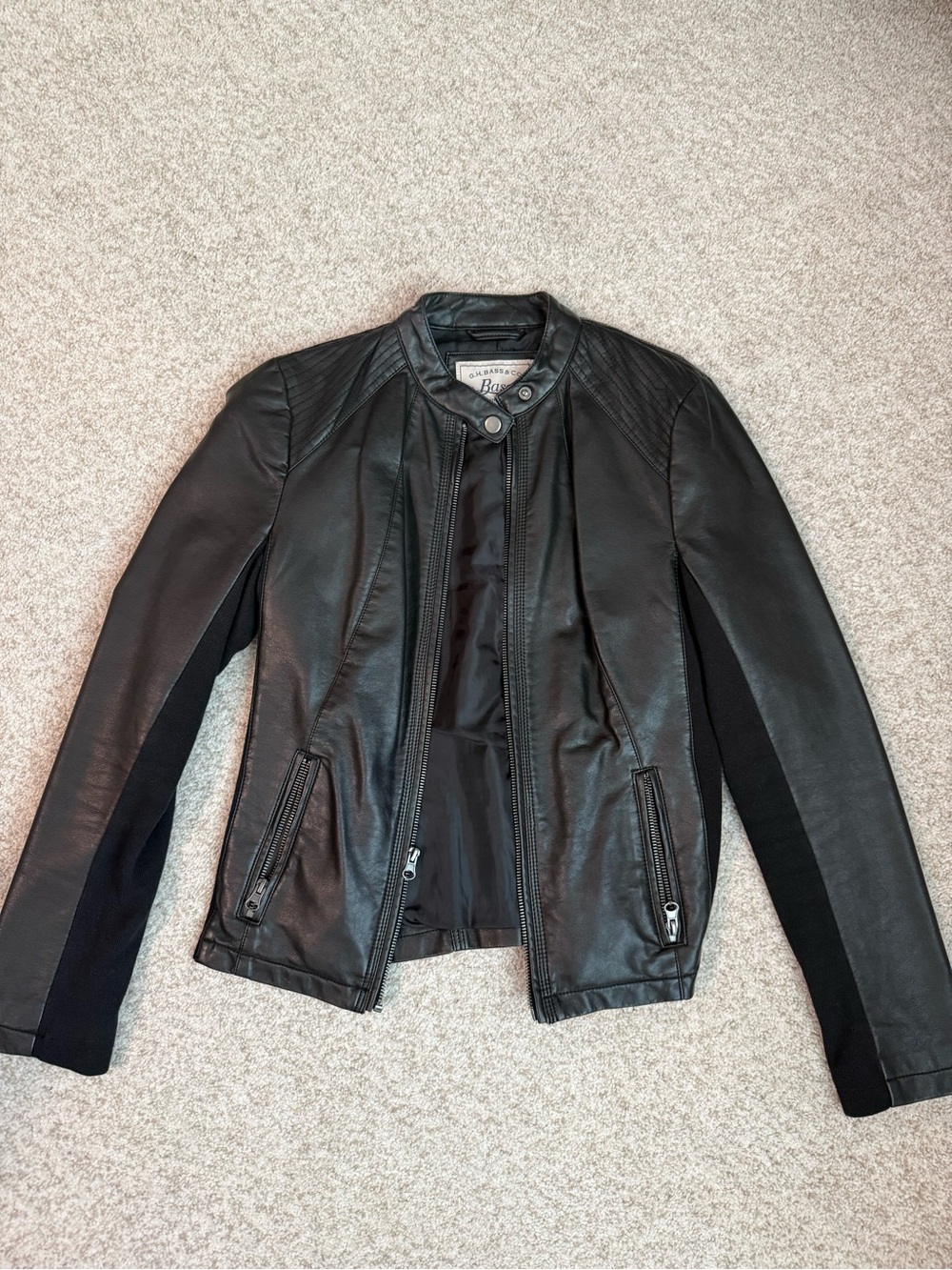 GH Bass Faux leather jacket